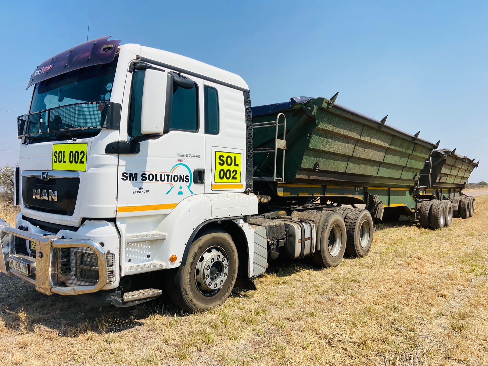 Bulk material hauling